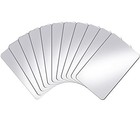 10 Pcs Acrylic Shatterproof Mirror For Kids Transparent Rectangle