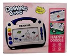 Magnetic Doodle Board With Detachable Stand   Colorful Drawing Pad Blue