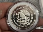 1985 Mo 500p Mexico Silver Proof Coin  75th Anniversary  1910 Revolution 