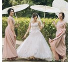 Aodaer 50 Paper Umbrellas For Wedding Chinese Japanese Parasol Paper Decorative