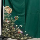 Furisode  Length 159cm  Sleeve 66 5cm M  Slit  Temari  Butterfly  Embroidery  Go