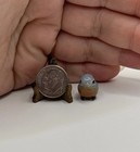 Retired Vintage Hagen Renaker Miniature Bluebird Bird Figurine Tiny Trinket