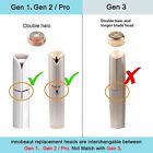 4 Pack Replacement Heads For Finishing Touch Gen 2 Flawless Facial Hair Remover
