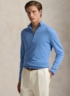  248 Polo Ralph Lauren Men   s Cotton Quarter-zip Sweater Bristol Blue Medium