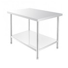 48 x30  Stainless Steel Commercial Prep Table Heavy Duty Kitchen Work Table New