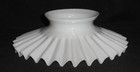Antique Oil Lamp Chimney Shade   Petticoat Manganese Milk Glass   8    Glows