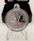 2025 Canada  10 Gleaming Maple Leaves 1 2oz  9999 Silver Proof Coin Rcm Case Coa