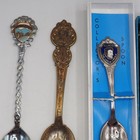 Lot Of 5 United States Theme Travel Souvenir Collectors Spoon
