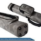 Talvex 2x2 Hard Cue Case Square Pool Cue Billiard Stick Carrying Case