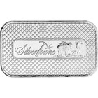 1 Oz  Silvertowne Silver Bar - Retro Bald Eagle Design - 999 Fine