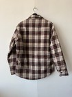 Vintage Sears Jacket Mens Medium Plaid Quilted Flannel Shirt Lined Workwear 70s