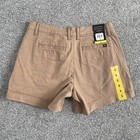 Banana Republic Chino Mid Rise 5  Shorts Women   s Brown Size 6 New