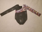 Girls Gymnastics Leotard Size 140 l 9-10 Long Sleeve Black