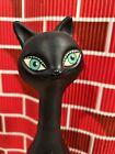 Vintage 60 s Mcm Black Fantasti-cat Bubble Bath Bottle 27oz empty