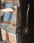 Bally Mechanical Slot Machine Vintage 80   s Collectible  Not Working  See Disc