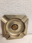 King George   Queen Elizabeth 1937 Coronation Brass Ashtray E p n s  Royalty 