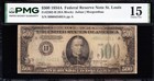 Choice Fine 1934 A  500 St  Louis Frn Bill Pmg 15  Free Shipping  H00045403a