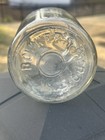 Antique Bowker s Pyrox Poison Glass Jar - Vintage Stout Apothecary Bottle 1920s