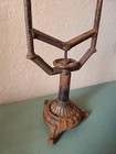 Antique Industrial Salvage Cast Iron Howland Clock Work Holder For   