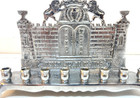 Vintage Jewish Hebrew Hanukkah Menorah Pal Bell Logo Judaica Judaism Israel