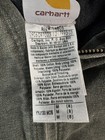 Carhartt Jacket Youth Medium Hooded Full Zip Fleece Lined Workwear Yj130