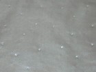 Twinkle Gray Satin Drapery Fabric With Crystal Highlights