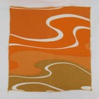Vintage Vera Neumann Orange Swirl Cloth Napkins Set Of 8 Linen