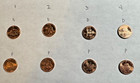 2009 Lincoln Bicentennial Cent P D Uncirculated 8 Coin Set From Original Rolls