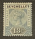 Travelstamps  1899-93 Seychelles Stamps Sg 13 Mint Original Gum Hinged Mogh
