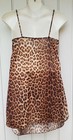 Gloria Vanderbilt Intimates Plus Size Animal Print Nightgown Size 2x Brown Black