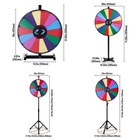 24 18 36  Spinning Prize Wheel 14 18 Slots Wheel Tabletop Floor-standing