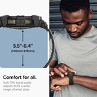 Samsung Galaxy Watch 7 44mm Rugged Armor Pro Case With Strap - Matte Black