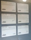Lot Of  6  1998 Cleveland Indians Team Issued 5x7 Jumbo Cards