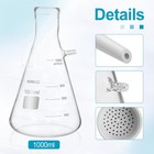 50l min Lab Vacuum Pump  1000ml Buchner Funnel Filtering Kit With Flask Funnel