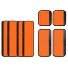 Orange Refrigerator Door Handle Covers Set Of 8 keep Your Kitchen Appliance C   