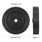 2pcs 4 7  Air Compressor Wheels Universal Air Compressor Wheel Replacement