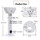 Cctv Dome Security Camera Wall Ceiling Mount Universal Bracket L Adapter