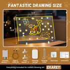 7-color Led Drawing Board For Kids  13 8x9 8 Acrylic Glow Doodle Pad