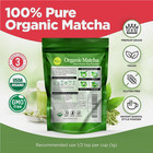 2 Pack Organic Matcha Green Tea Powder 4oz 8oz Total Pure Culinary Grade Latte