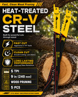 9  5tpi Cr-v Wood Pruning Reciprocating Saw Blades Tree Branch Cutting 5 Pack