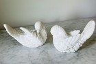 Sculptor A  Santini  doves Of Peace  Classic Figures Set Of 2 Made In Italy  Guc