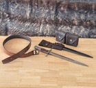 Swiss Bayonet Knife M1918 Schmidt-rubin Victorinox Scabbard Frog Pouch Belt Ww2