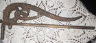 Vintage Heavy Cast Iron Ornate Swing Away Curtain Rod Holder 12 5  Length 