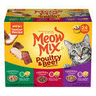 5 Pack  Meow Mix Tender Favorites Wet Cat Food All Ages - Variety Pack  24 Ct