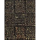 9 Sheets Christmas Nail Art Stickers Decals Self-adhesive Pegatinas U  as Gold