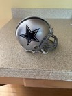 Vintage Dallas Cowboys Lot Helmets Cards Pennants Clock Plate Magazines Decor