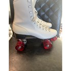 Vintage Chicago Roller Skate Co White Lace Up Roller Skates Women s Size 8