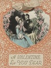 Rust Craft Valentines Greeting Card Die Cut Heart Airbrushed C1928