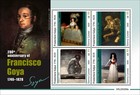 Francisco Goya Paintings Art Mnh Stamps 2025 Sierra Leone M s   S s