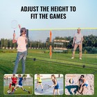 Adjustable Badminton   Volleyball Net Set - 14ft Wide For Indoor   Outdoor Fun